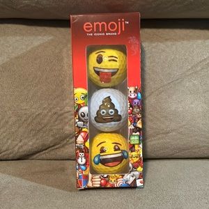 3 Emoji Golf Balls
